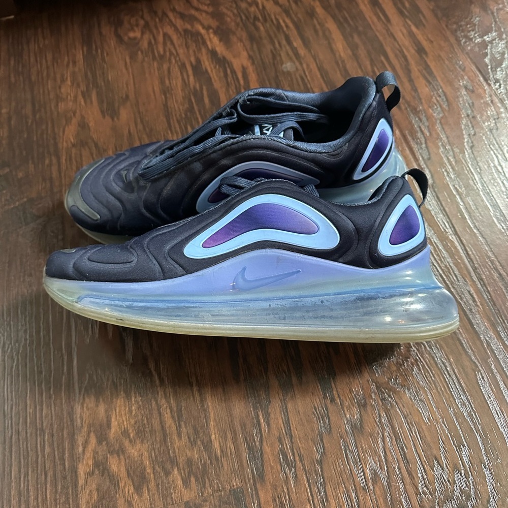 Nike Men's Blue and Purple Athletic Shoes